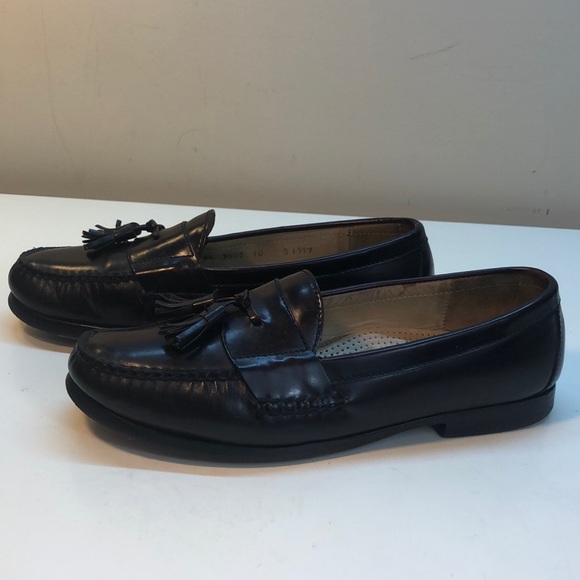 Cole Haan Burgundy Pinch Tassel Loafer Size 10 - Picture 4 of 11